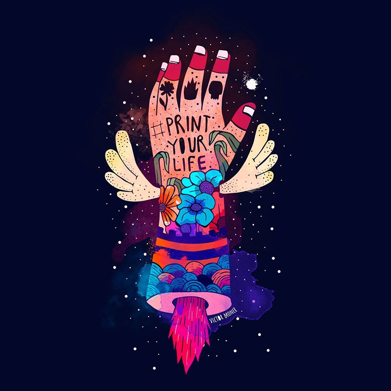 Ilustraciones para perseguir un sueño #PrintYourLife