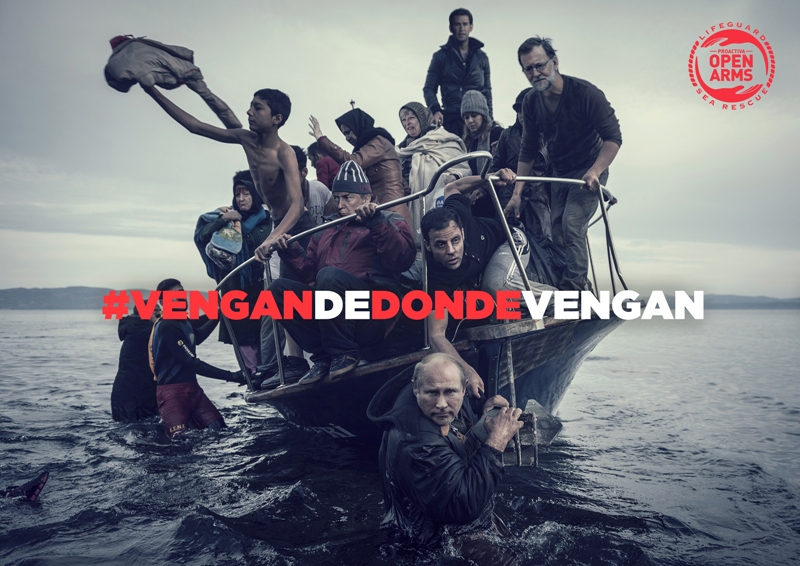 #Vengandedondevengan: líderes mundiales en patera