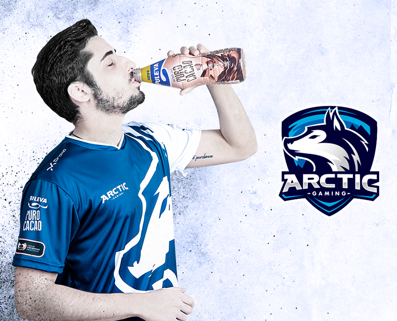 Patrocinio de Puleva sobre el equipo de eSports Arctic Gaming