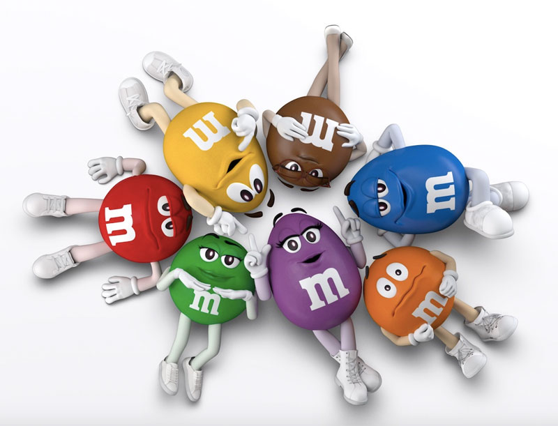 Purple, el nuevo M&M´s que apela a la inclusión