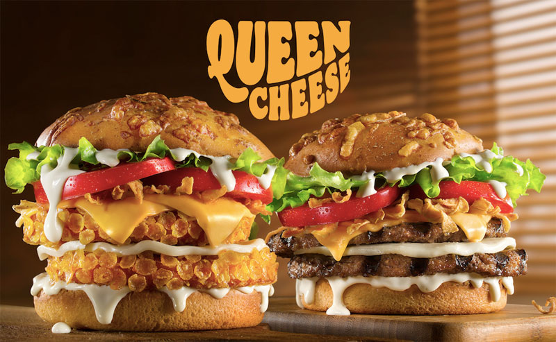 Burger King presenta su nueva hamburguesa "Queen Cheese"