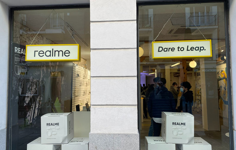 realme inaugura su primera tienda Pop Up en Madrid