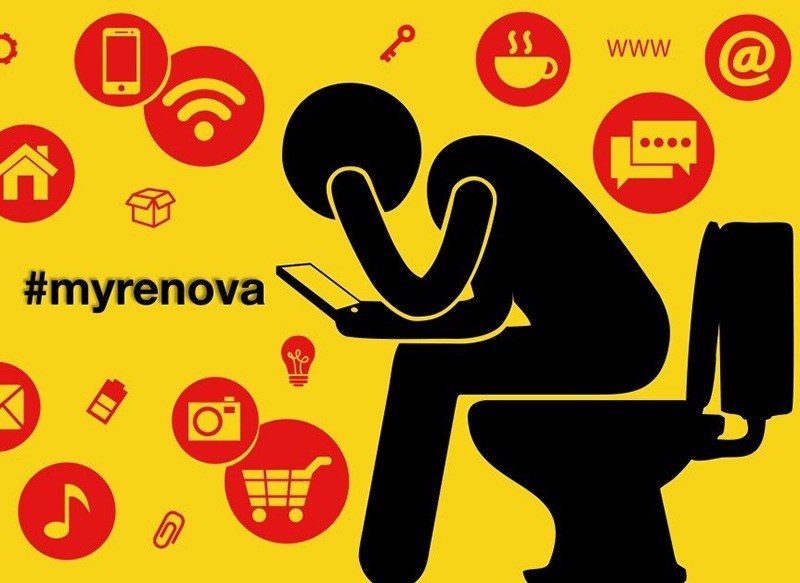 El 92% de los españoles utilizamos el móvil en el WC