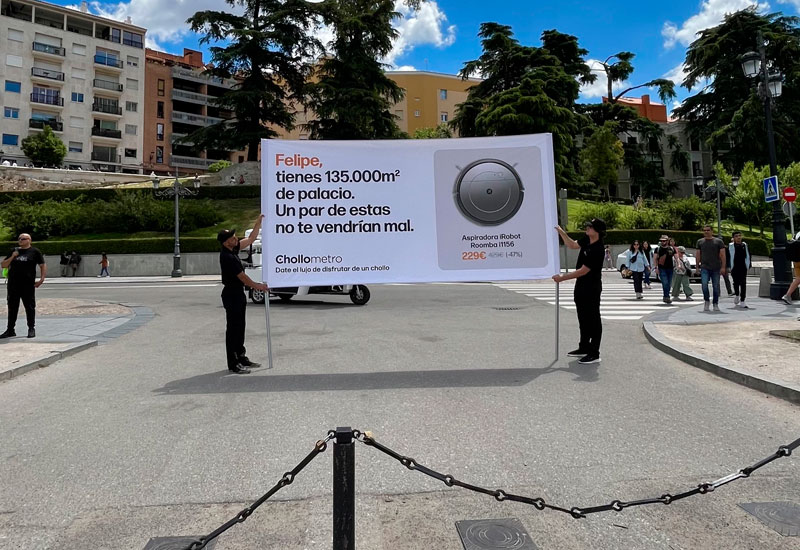 Robots aspiradores para limpiar el Palacio Real