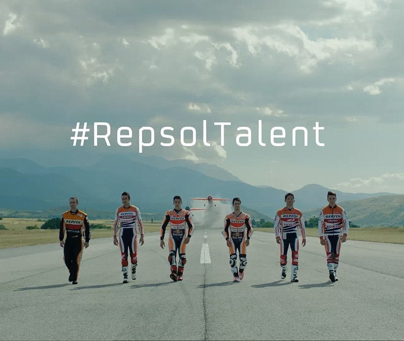 Todos los pilotos de Repsol en una misma carrera