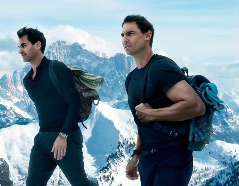 Nadal y Federer, en la nueva campaña de Louis Vuitton