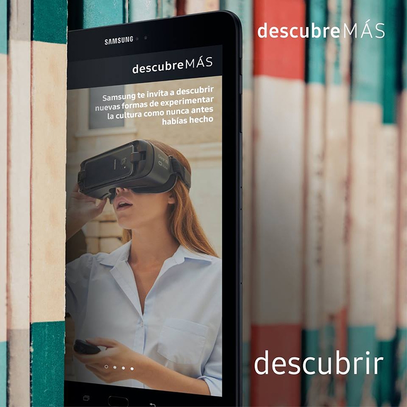 Tecnología Samsung para mejorar tu experiencia en un museo