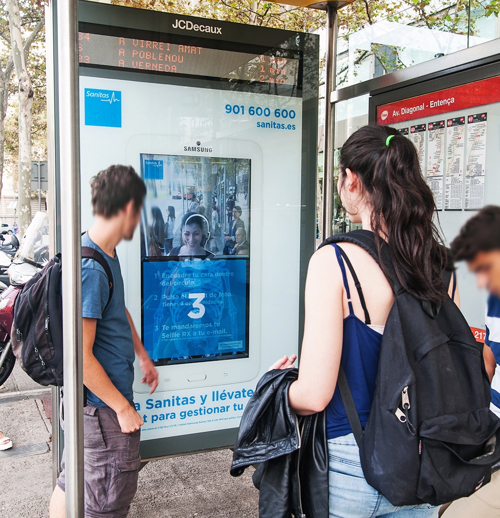 Selfie en rayos X con Sanitas