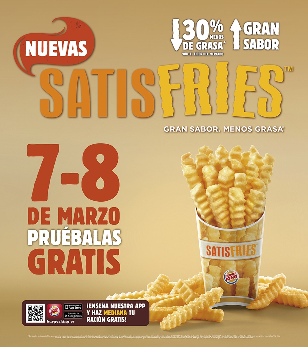 Burger King cumple y regala patatas