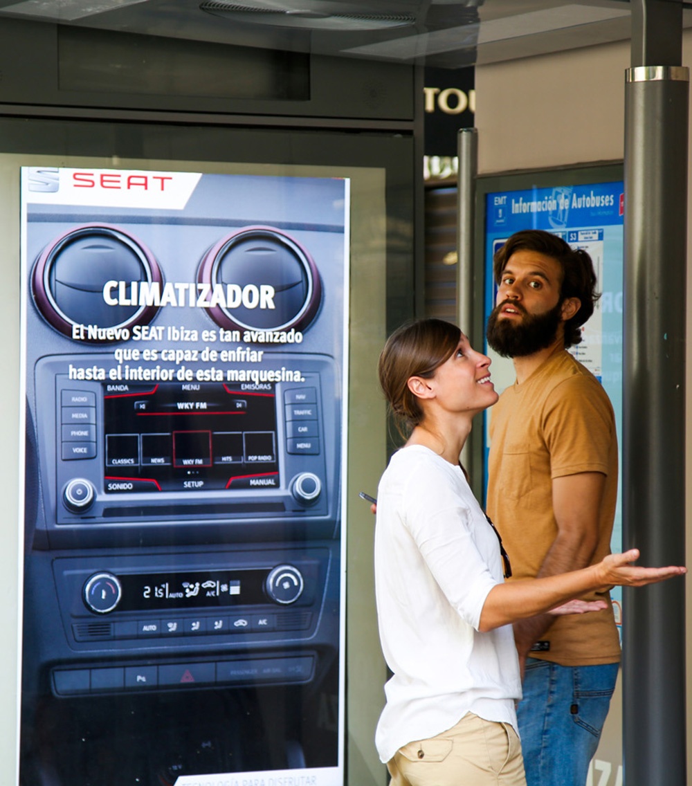 SEAT climatiza marquesinas