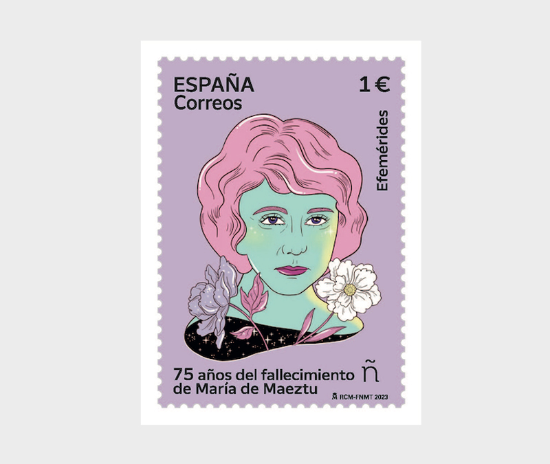 Correos presenta un sello dedicado a María de Maeztu