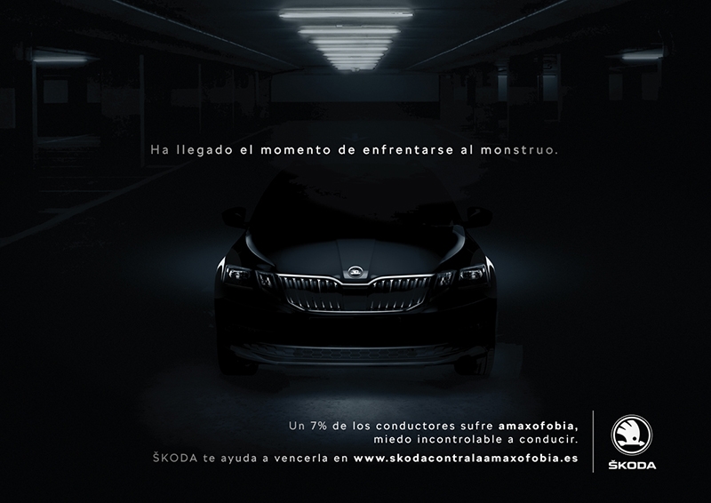 SKODA lucha contra la amaxofobia, el miedo a conducir