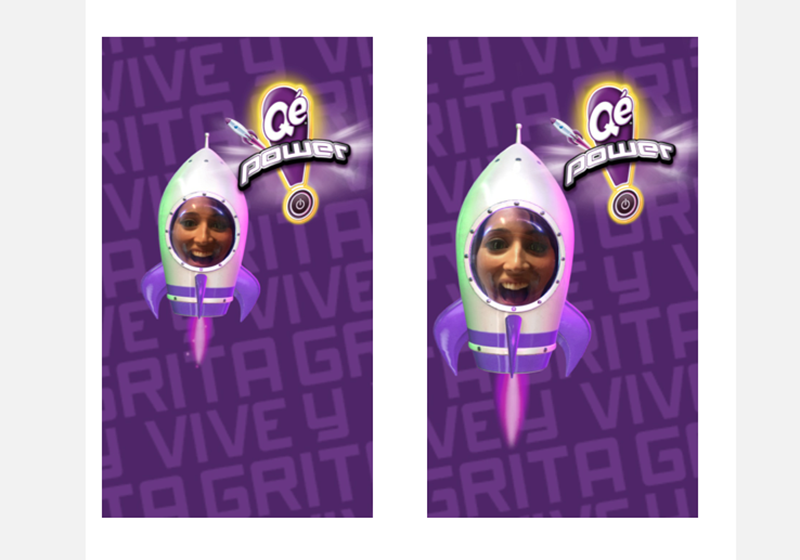 Qé!Power y OMD crean el primer lente personalizado con Snapchat