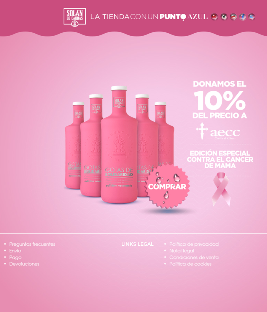 Solán de Cabras inaugura su tienda online