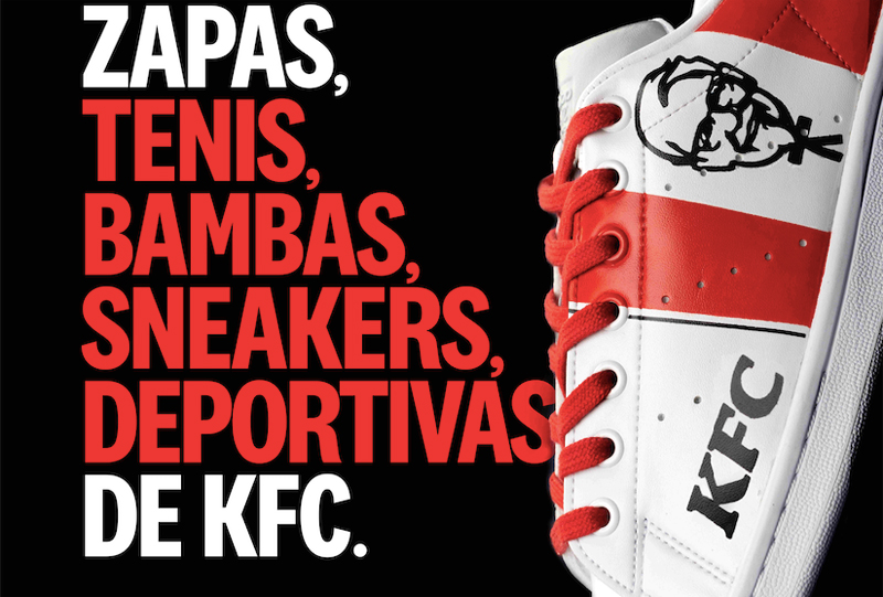 KFC sortea zapatillas de diseño exclusivo