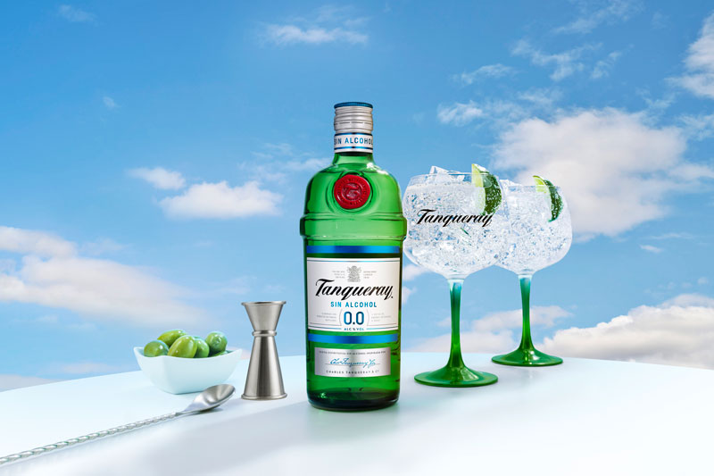 Diageo lanza Tanqueray 0,0% alcohol y bajo en calorías