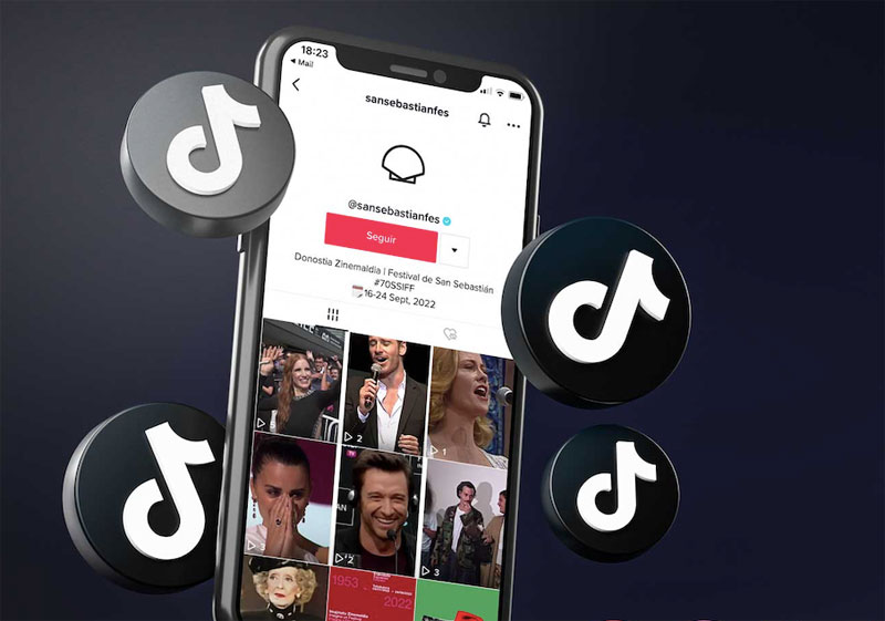 TikTok firma un acuerdo con el Festival de San Sebastián