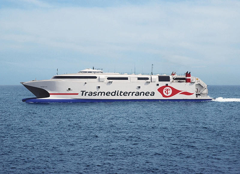 Trasmediterranea presenta su nueva imagen corporativa