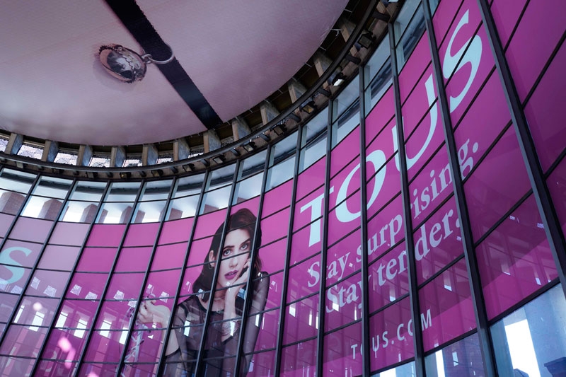 La cúpula de la Estación de Atocha se viste de TOUS