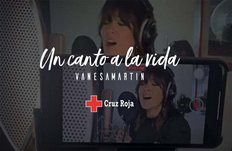 Grow gestiona la acción solidaria de Vanesa Martín para Cruz Roja