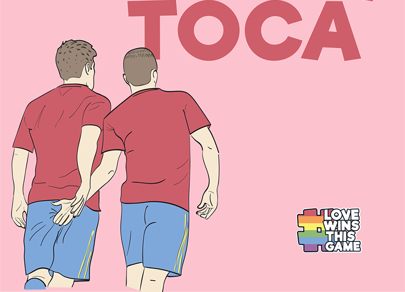 España vs. Rusia, #LoveWinsThisGame