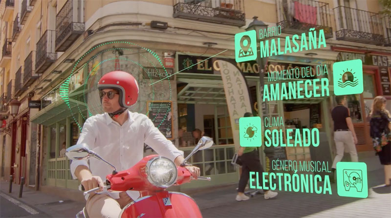 Vespa y Publicis ponen banda sonora a las ciudades con IA