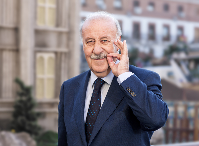 Los Reyes Magos devuelven a Vicente del Bosque su bigote