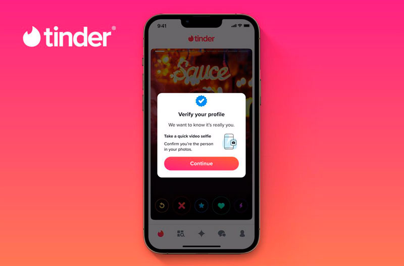 Tinder añade el Video Selfie a la verificación de foto