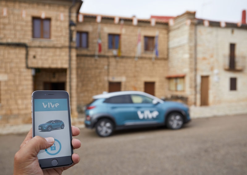 Hyundai lanza "VIVe", el primer "carsharing" rural