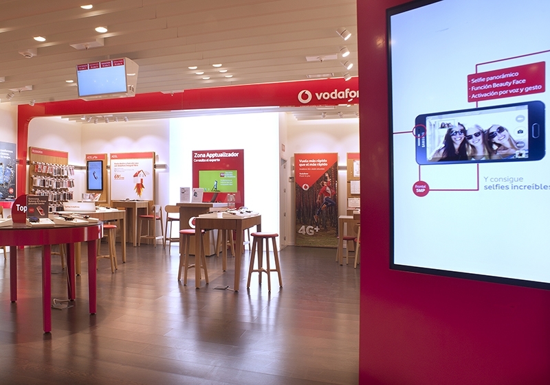 Tecnología NFC en las tiendas Vodafone