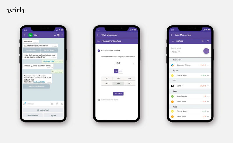 WITH rediseña Wari, la app de pago más utilizada en África