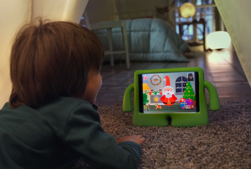 App para hacer videollamadas en tiempo real con Papá Noel