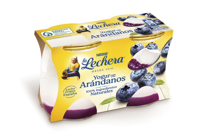 La Lechera relanza sus yogures de vidrio