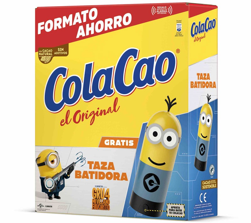 ColaCao lanza su nueva baticao de los Minions