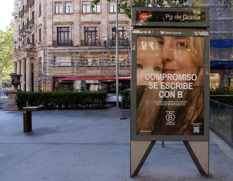 La campaña "Se Escribe Con B" de B Corp despierta conciencias ciudadanas