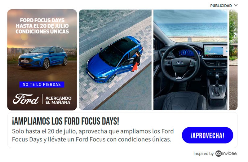 Nueva campaña de Ford Focus Days basada en Smart Targeting