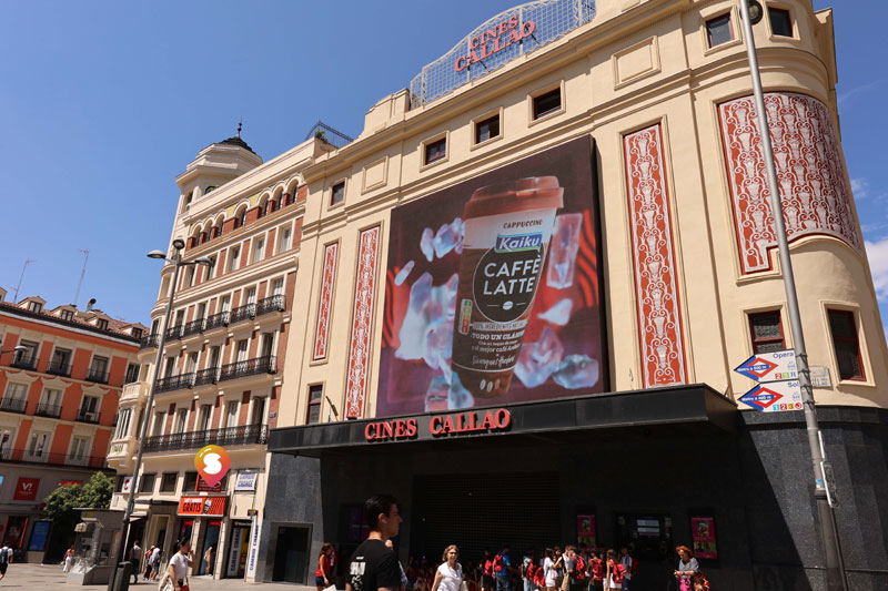 Kaiku inunda de frescor la Gran Vía madrileña