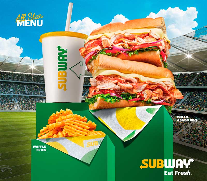 Subway se suma a la fiebre deportiva con dos nuevas recetas