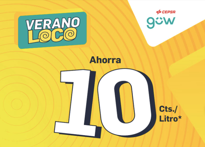 Cepsa Gow lanza el "Verano Loco con descuentos en carburante