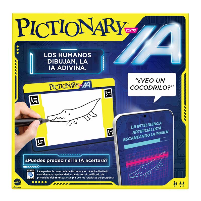 Mattel presenta el nuevo Pictionary versus IA