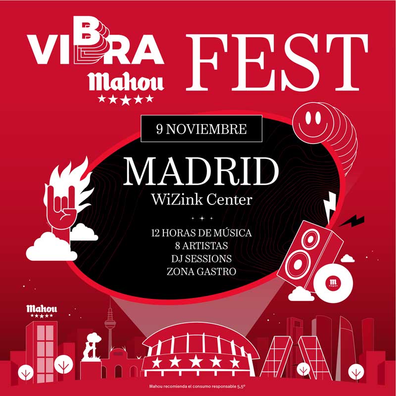 Vibra Mahou Fest, 12 horas ininterrumpidas de música