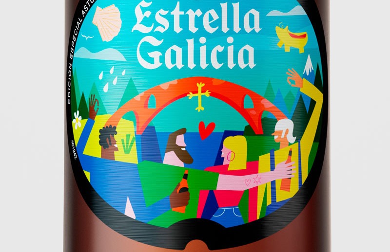 Estrella Galicia rinde homenaje a los asturianos