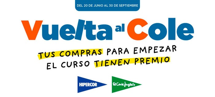 El Corte Inglés estrena "¡Quiero ir al cole ya!"