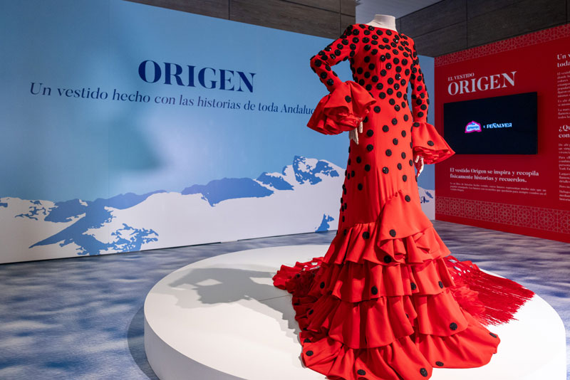 El vestido ORIGEN de Lanjarón llega al Museo del Traje