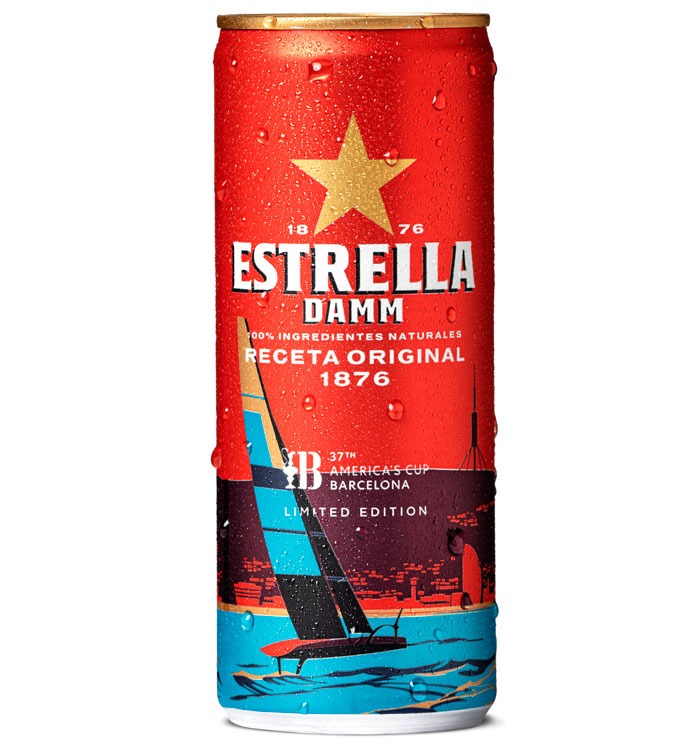 Estrella Damm patrocina la Copa de América de Vela de Barcelona.