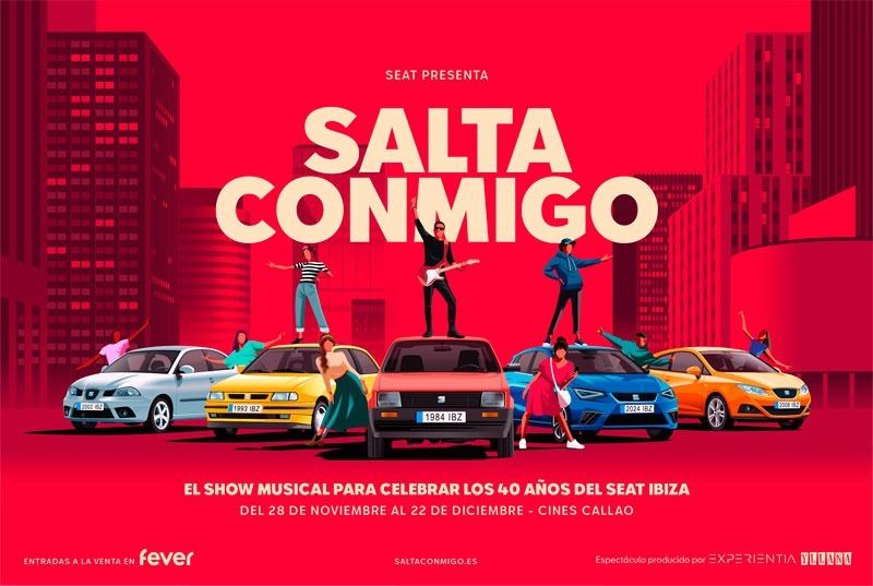 Experientia crea un show musical por el 40 aniversario del SEAT Ibiza