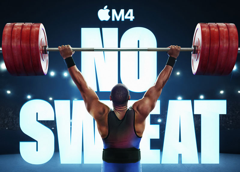 "No Sweat", campaña de lanzamiento del nuevo McBook Pro