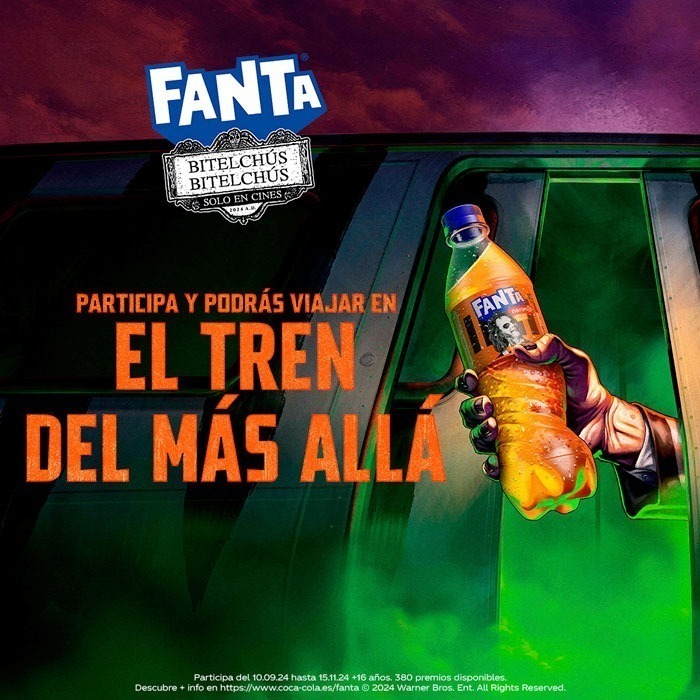 Campaña de Fanta para celebrar Halloween 2024.