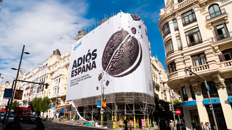 OREO lanza mensajes de despedida en España