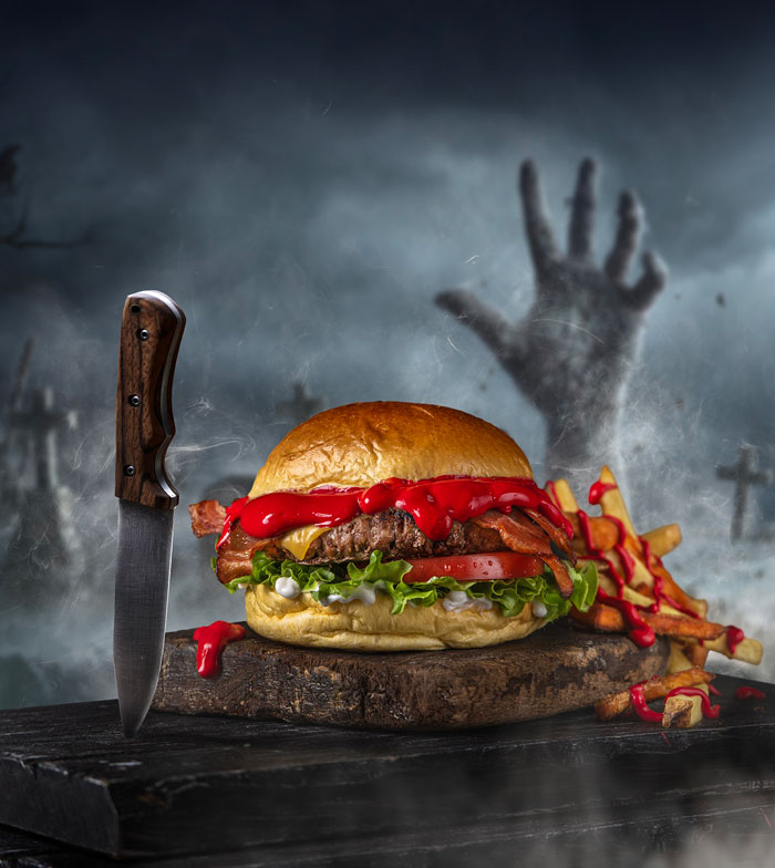 Halloween Burger de Tony Roma´s